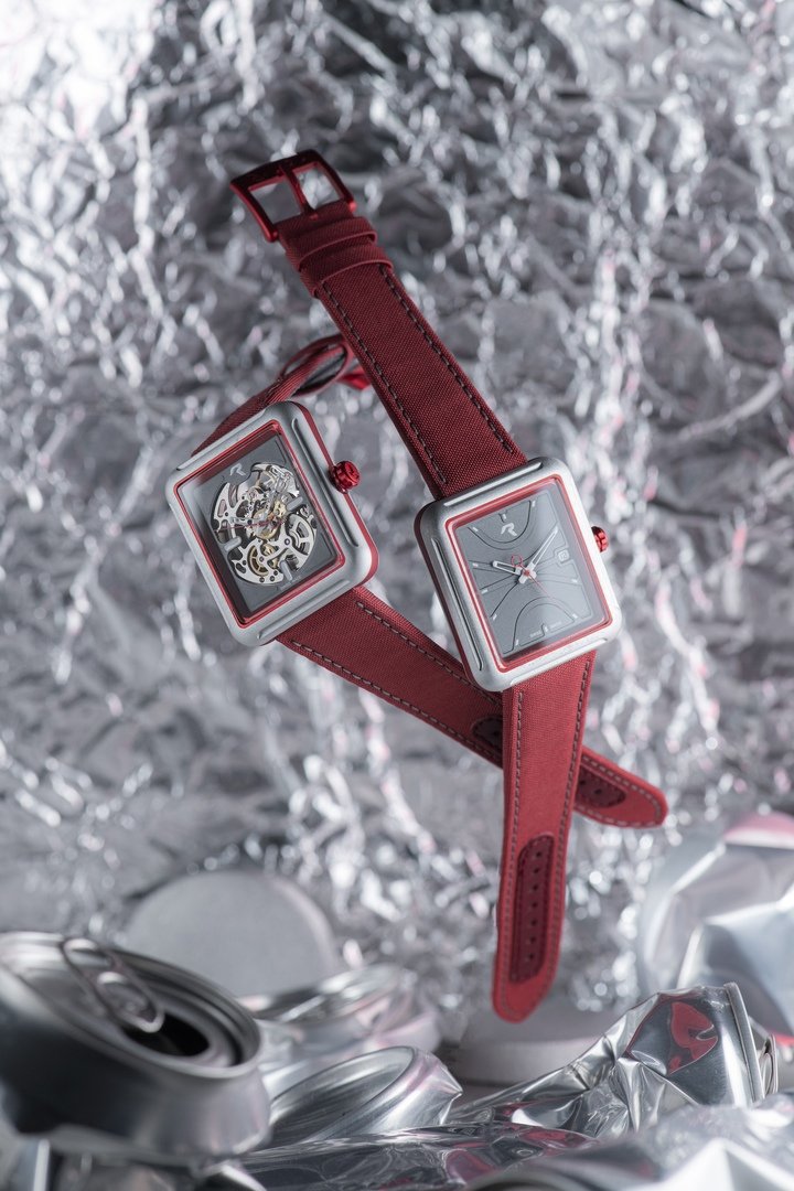 The Phoenix (closed dial) and Gyres (skeleton) by Rvow