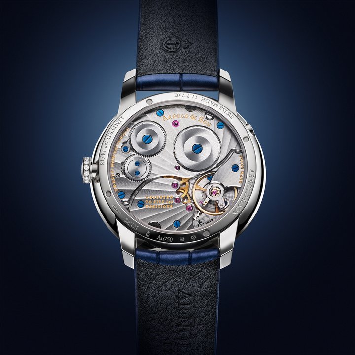Arnold & Son unveils Perpetual Moon 38 White Gold, Aventurine Edition