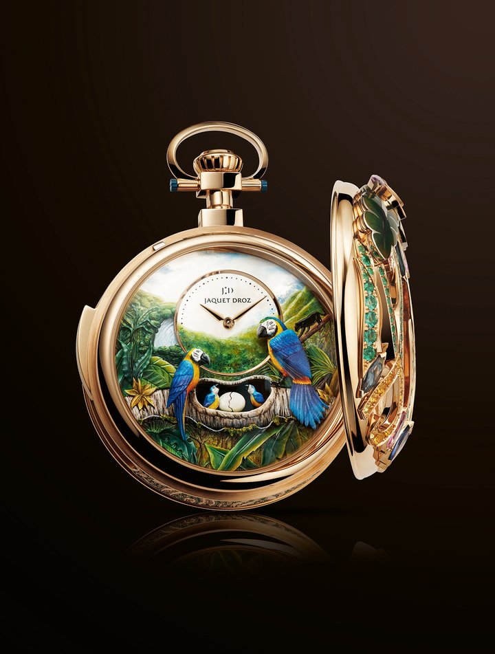 Pocket Watch Automaton - Parrot Repeater 