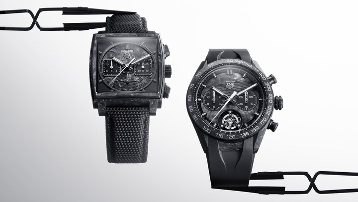The first two models to be equipped with this TH-Carbonspring are the TAG Heuer Monaco Flyback Chronograph TH-Carbonspring and the TAG Heuer Carrera Chronograph Tourbillon Extreme Sport TH-Carbonspring.