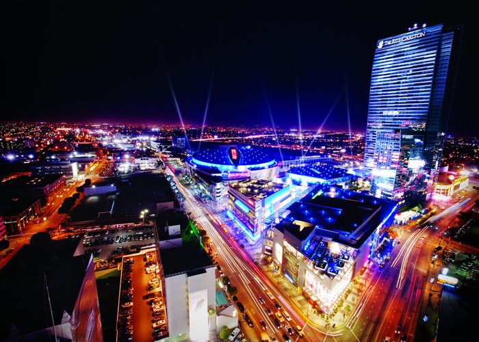 Los Angeles during the Film Festival