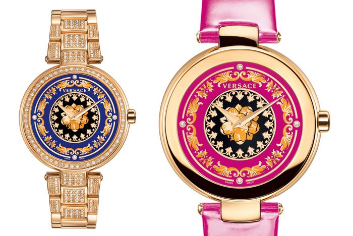 Left: Versace Mystique Foulard VK605 0013 - Right: Versace Mystique Foulard VK603 0013