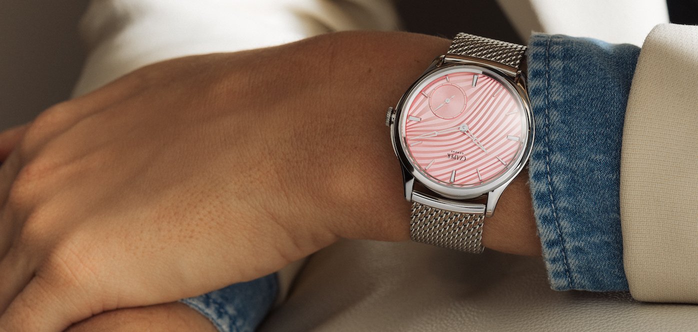 Czapek & Cie Promenade Plissé boasts a fashion-inspired dial