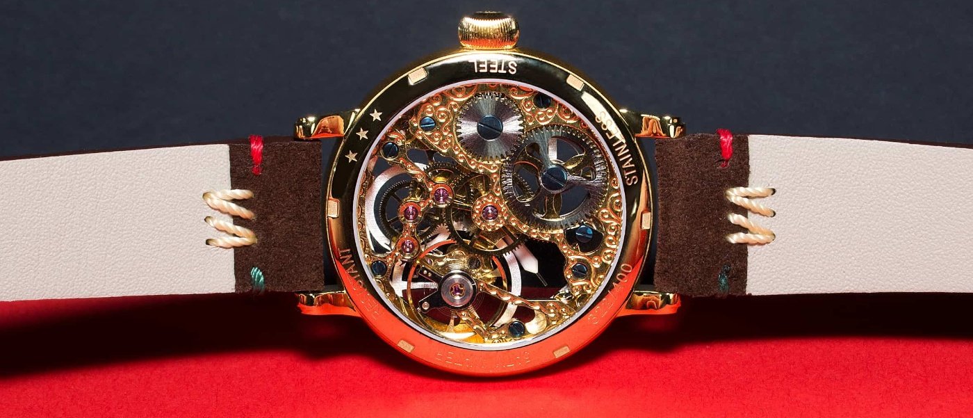 New “Beringo” skeleton watch from Poljot