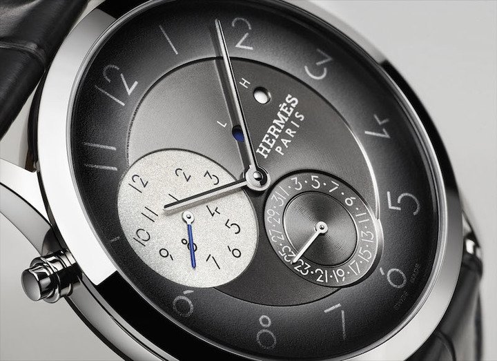 The watch sports a slim 39.5mm dial