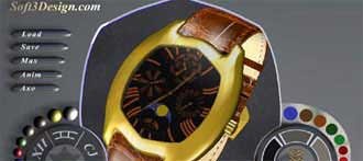 Soft3Design Do-it-yourself virtual 3D watch design