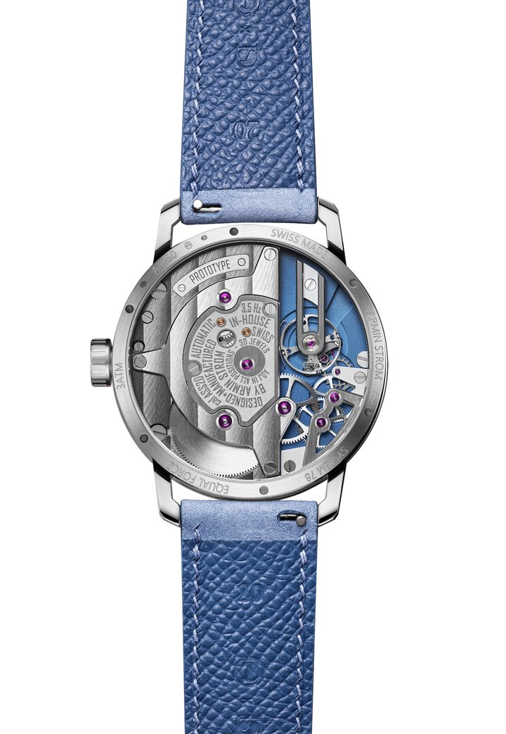Armin Strom presents Gravity Equal Force Ultimate Sapphire Blue