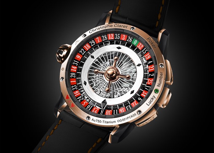 Poker caseback by Christophe Claret