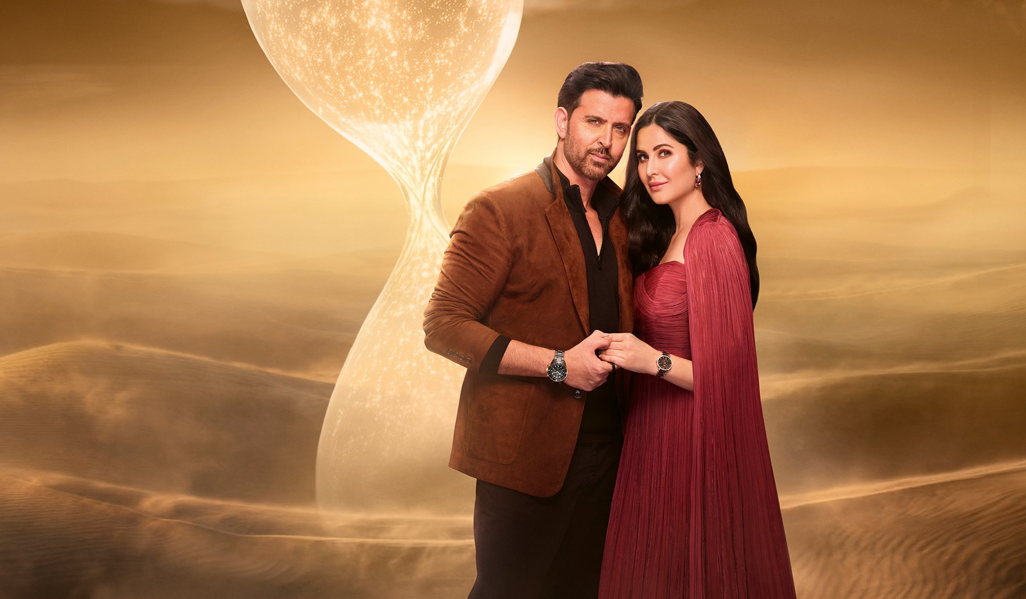 Katrina Kaif and Hrithik Roshan, personifying Rado's DNA