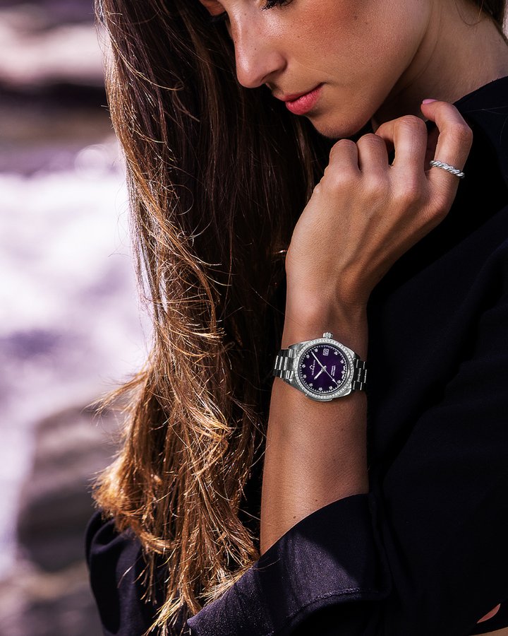Norqain glams up the Adventure Sport 37mm Purple Gradient