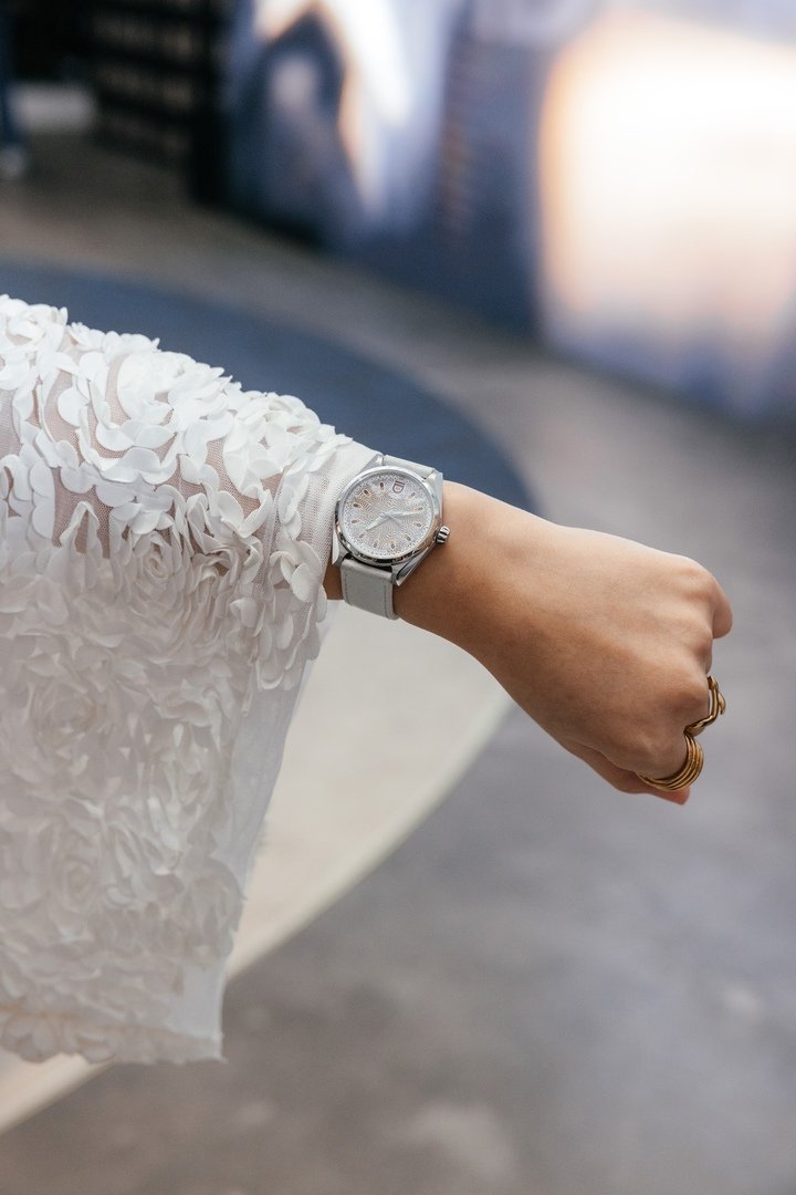 Wrist shot of the Elements Air at the launch party in Dubai.