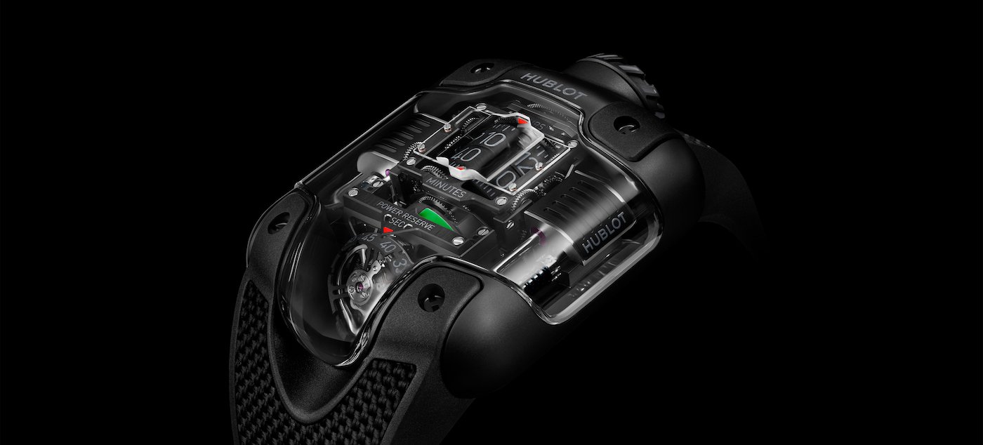 Hublot MP-10 Tourbillon in new sapphire and black ceramic cases