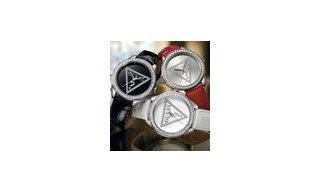 25th Anniversary Sparkling Timepieces - Clearly Guess & Mini Triangle 