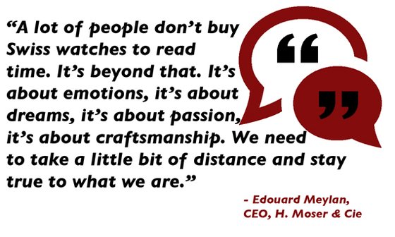 H. Moser & Cie - Edouard Meylan CEO
