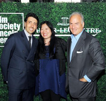 Philippe Bonay, President, Jaeger-LeCoultre North America, Rose Kuo, The Film Society of Lincoln Center, who co-hosted the dinner and Charles Finch, member of the Advisory Board