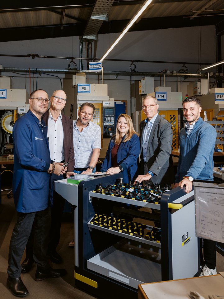 Left to right: Kevin Dubois, Jean-Philippe Dubois, Pascal Dubois, Diane Dubois, Pierre Dubois and Thibaud Dubois