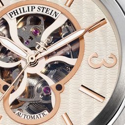Philip Stein Prestige Round Skeleton Heart