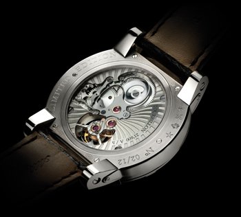Back view of the Derrick Tourbillon by Louis Moinet