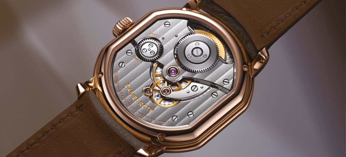 Daniel Roth Tourbillon Rose Gold with a guillochage en ligne dial