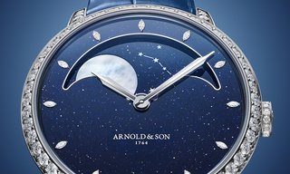 Arnold & Son unveils Perpetual Moon 38 White Gold, Aventurine Edition