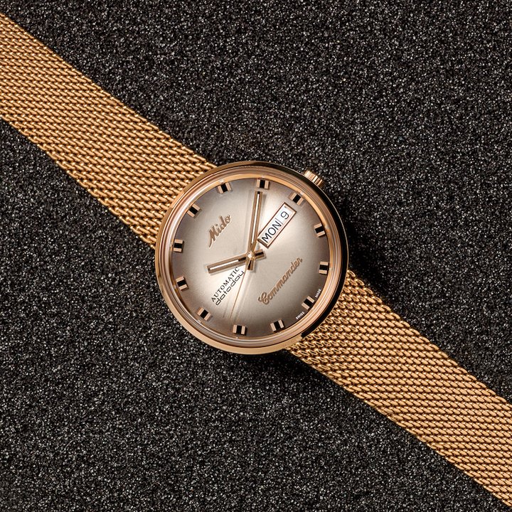 The reissued Mido Commander Shade