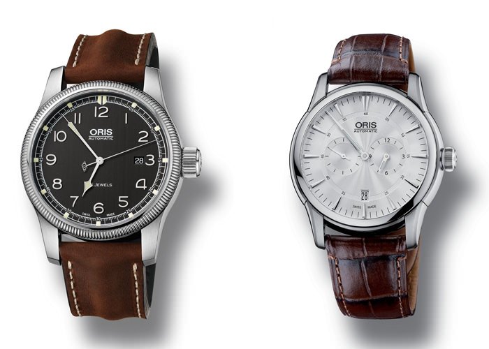 The Challenge International de Tourisme 1932, left, and the Artelier Regulater by Oris