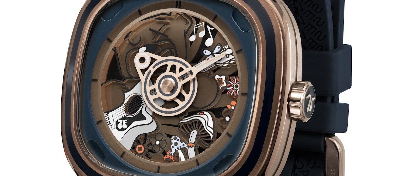 Sevenfriday drops the “Riley Music”: a watch that plays on happiness