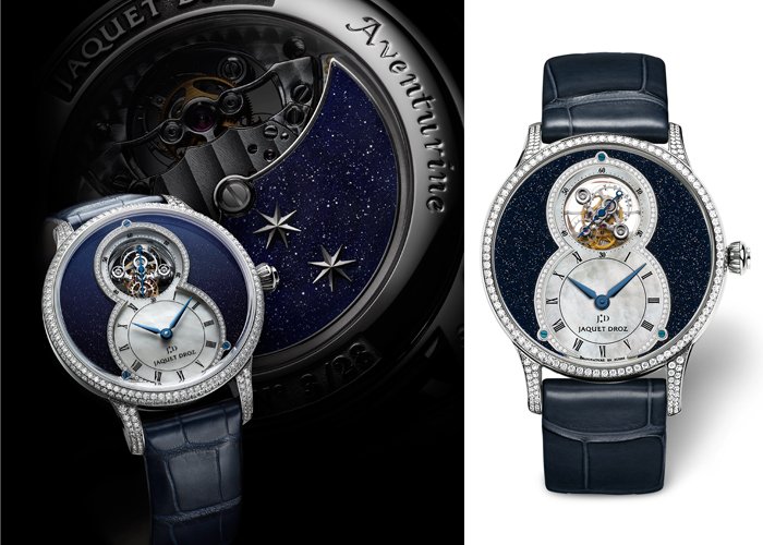 Grande Seconde Tourbillon Aventurine by Jaquet Droz