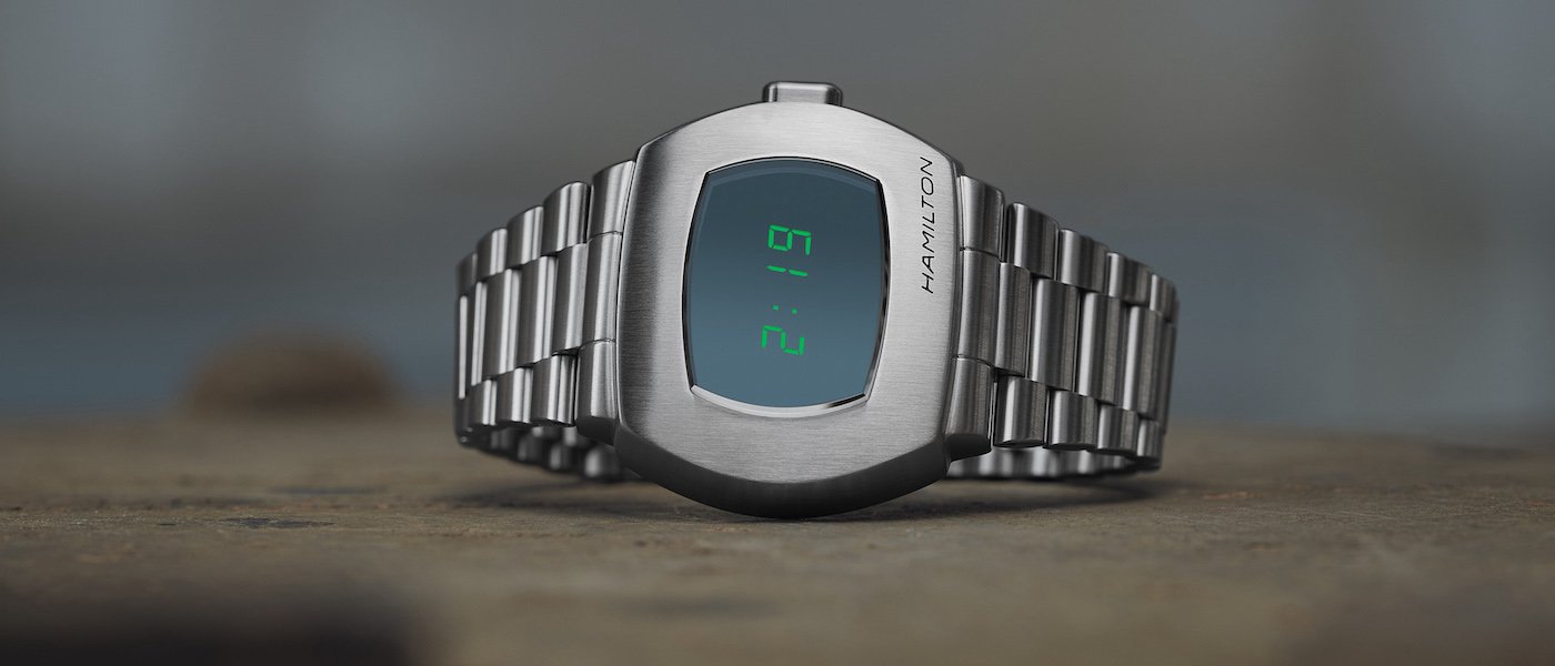 Hamilton PSR Digital Quartz: the space age is back – in green 