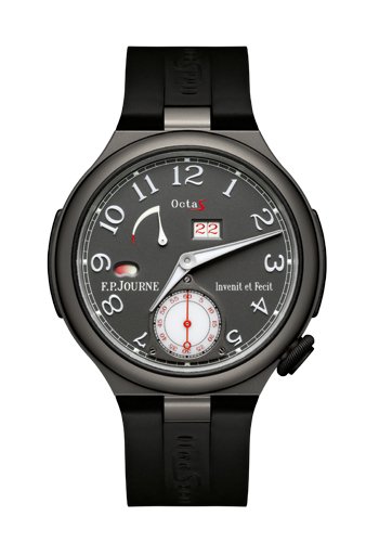 Octa Sport Titanium with rubber strap by F.P. Journe