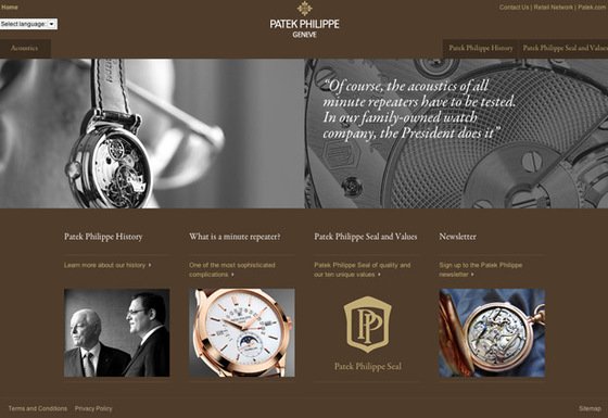 Patek Philippe takes institutional advertising campaign digital 