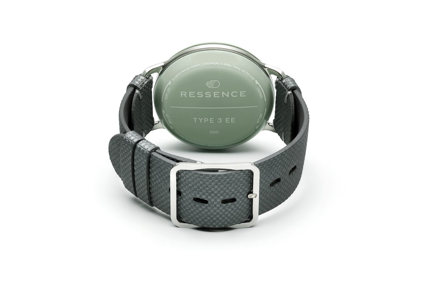 Ressence's hero watch Type 3 EE dons a new, eucalyptus green hue
