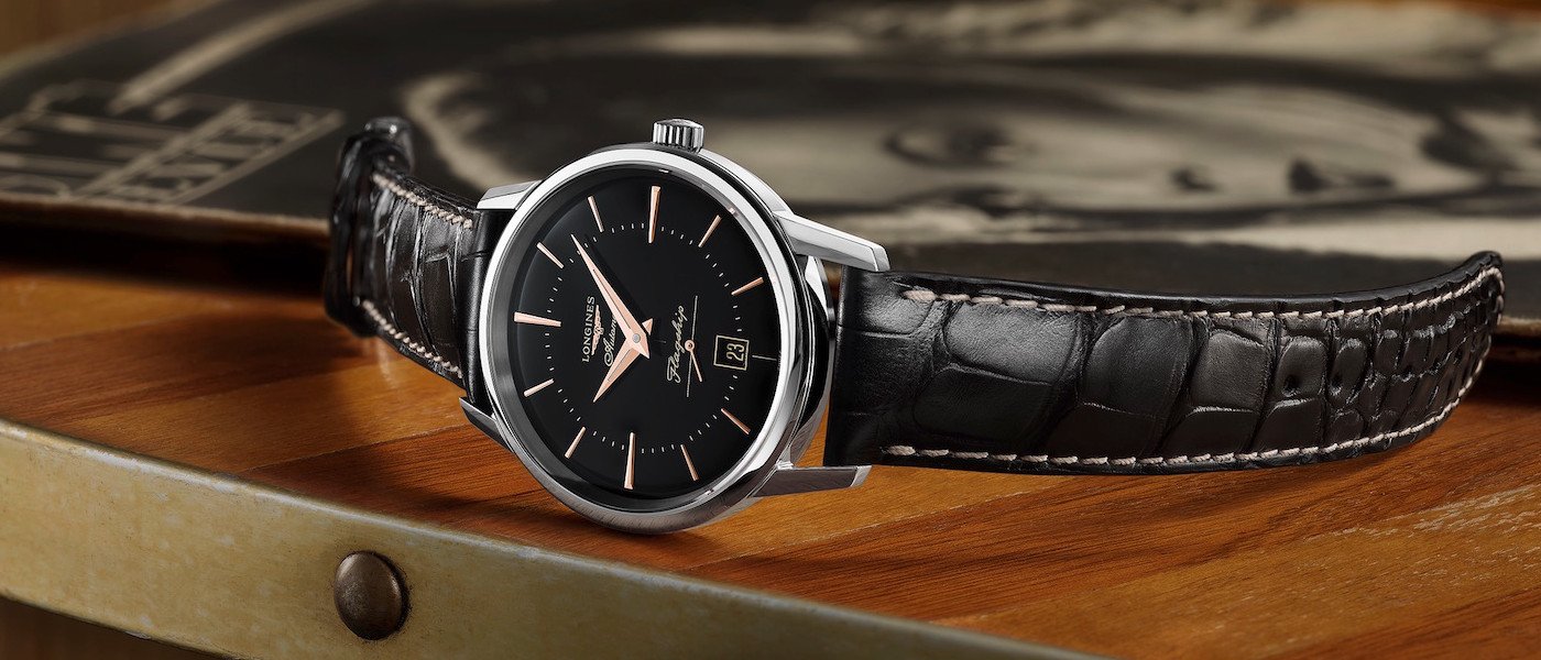 Longines: The Flagship Heritage with black dial