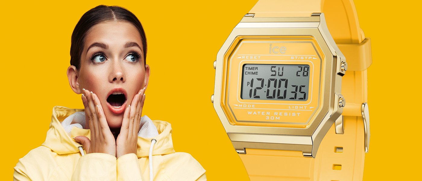 Ice-Watch Ice Digit Retro: a colourful new trend