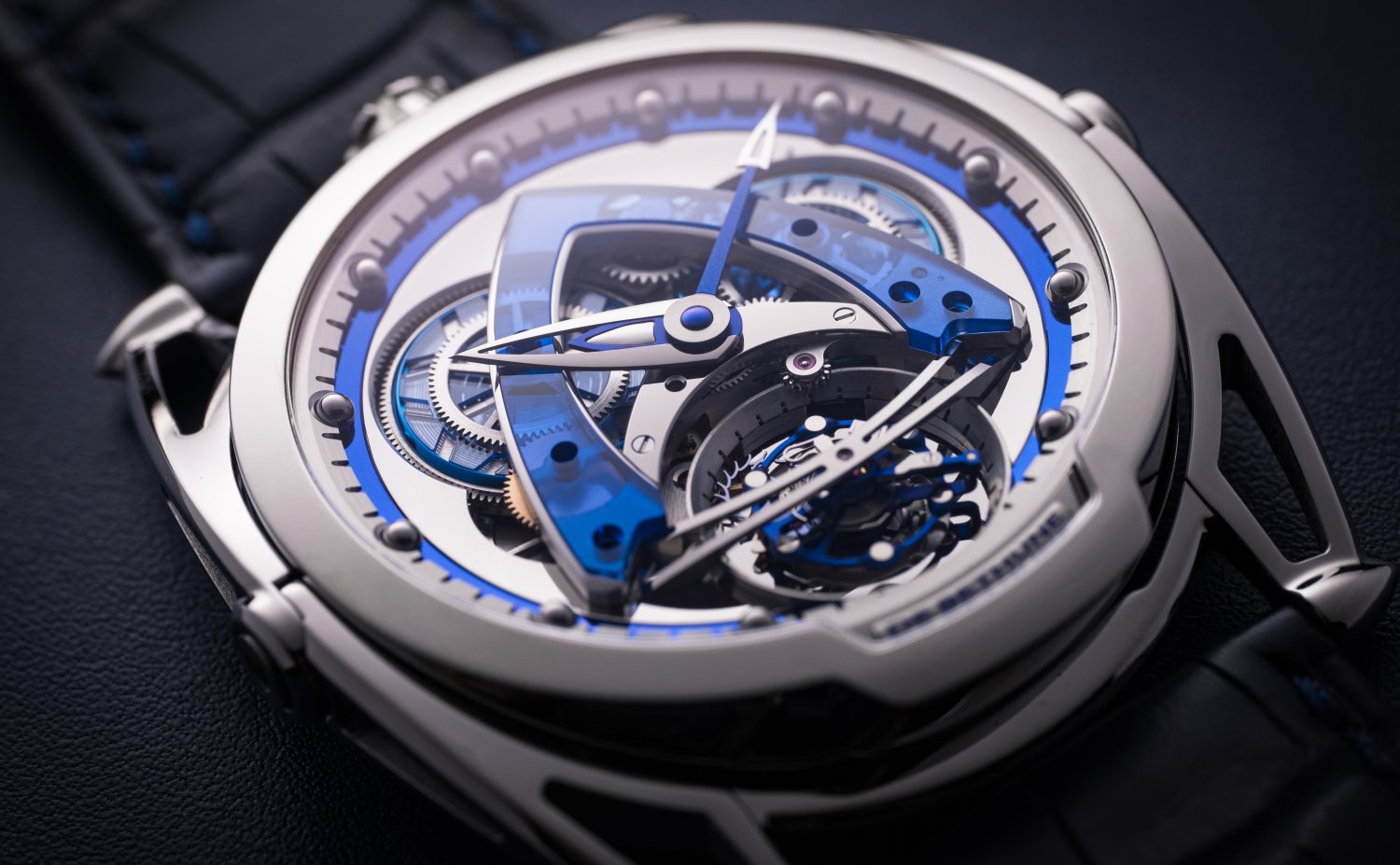 De Bethune presents the DB28 Steel Wheels Sapphire Tourbillon