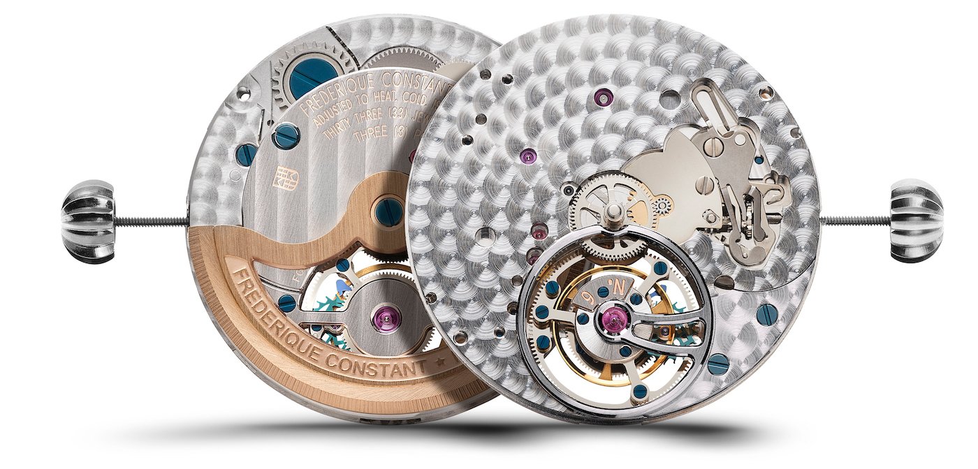 Frederique Constant's manufacture tourbillon dons mother-of-pearl facelift