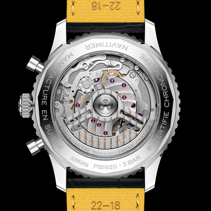 Breitling's new ice-blue Navitimer B19 perpetual calendar chronograph