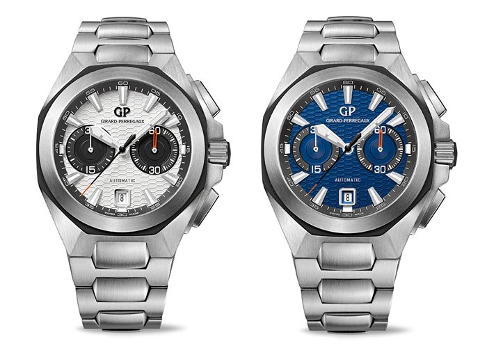 Girard-Perregaux's Chrono Hawk with steel bracelet