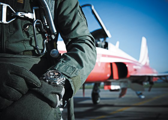 Breitling's Chronomat 44 GMT “Patrouille Suisse 50th Anniversary” Timepiece