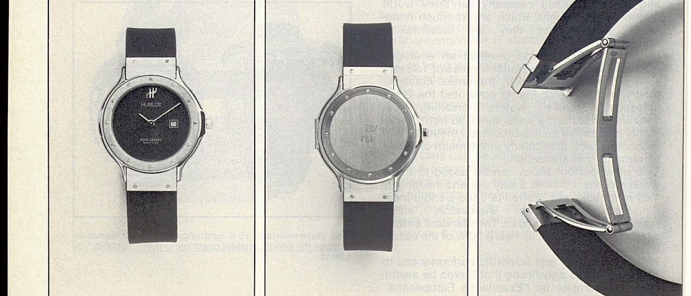 Hublot brings back its original timepiece from 1980