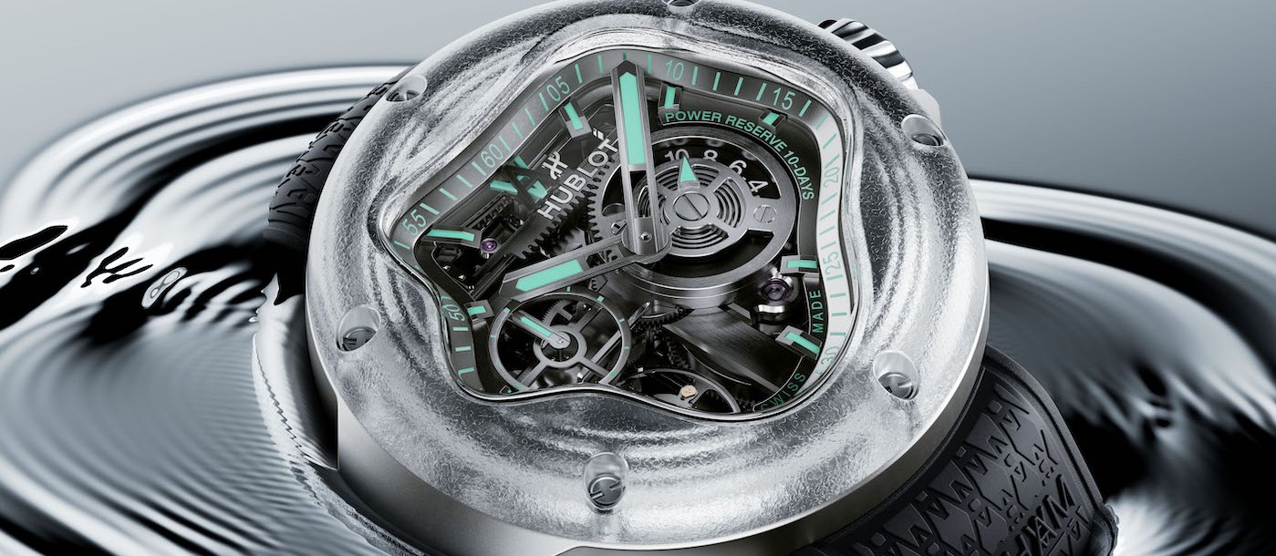 Hublot and Daniel Arsham unveil the MP-17 Arsham splash: a fluid evolution of artistic horology