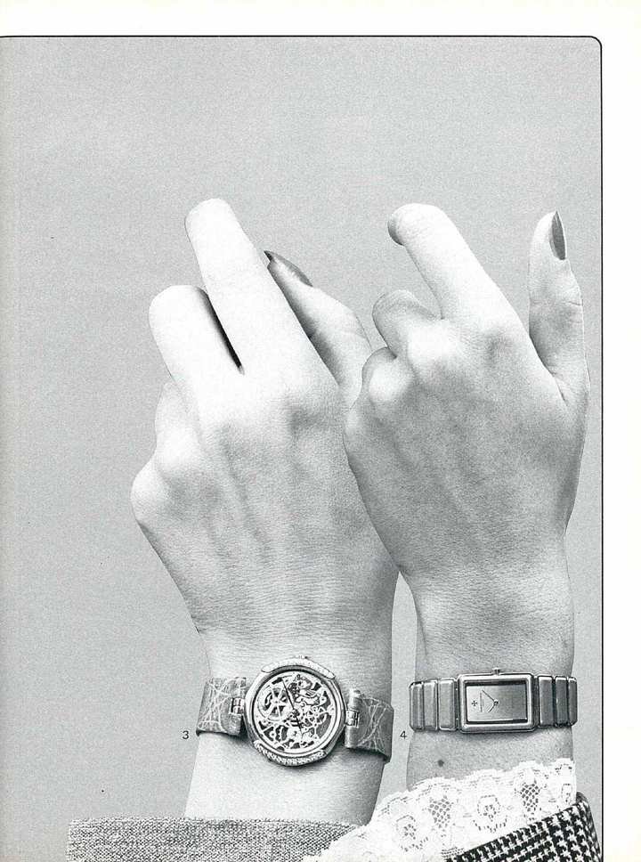 Hand in hand: skeleton watch by Girard-Perregaux and the Harmony watch by Vacheron Constantin. Two pillars of the former salon that will be back next year in Geneva.