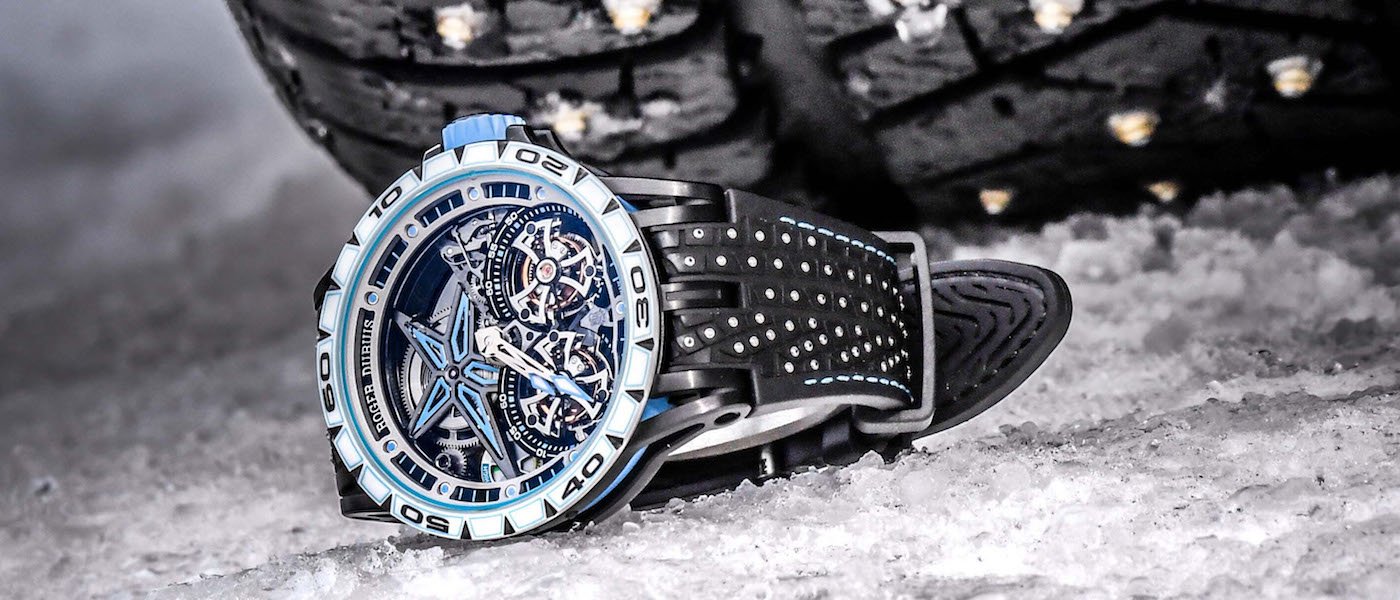 Roger Dubuis' Italian affair continues with Excalibur Spider Pirelli SOTTOZERO