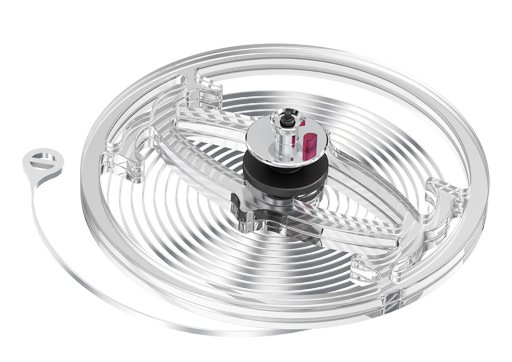 The carbon crystal balance wheel