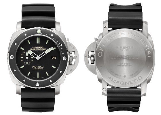 Panerai's New Creation - Luminor Submersible 1950 Amagnetic 3 Days Automatic Titanio