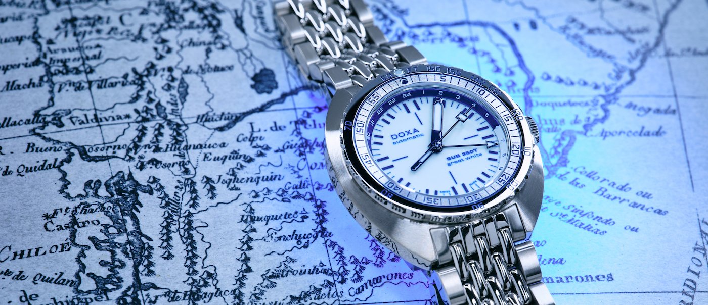Doxa SUB 250T GMT ‘Great White' Topper Edition