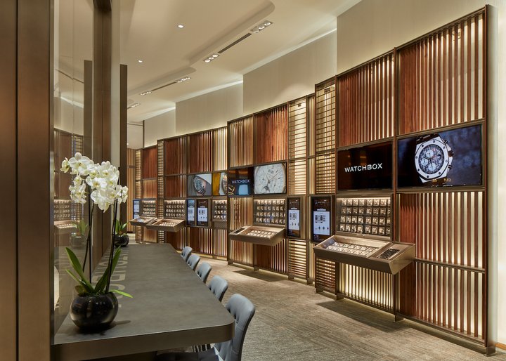 A space dedicated to WatchBox at Ahmed Seddiqi & Sons in Dubai