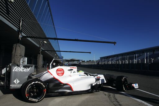 The Sauber C31 F1 car