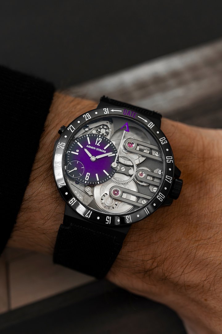 Armin Strom Orbit Purple introduces on-demand date display