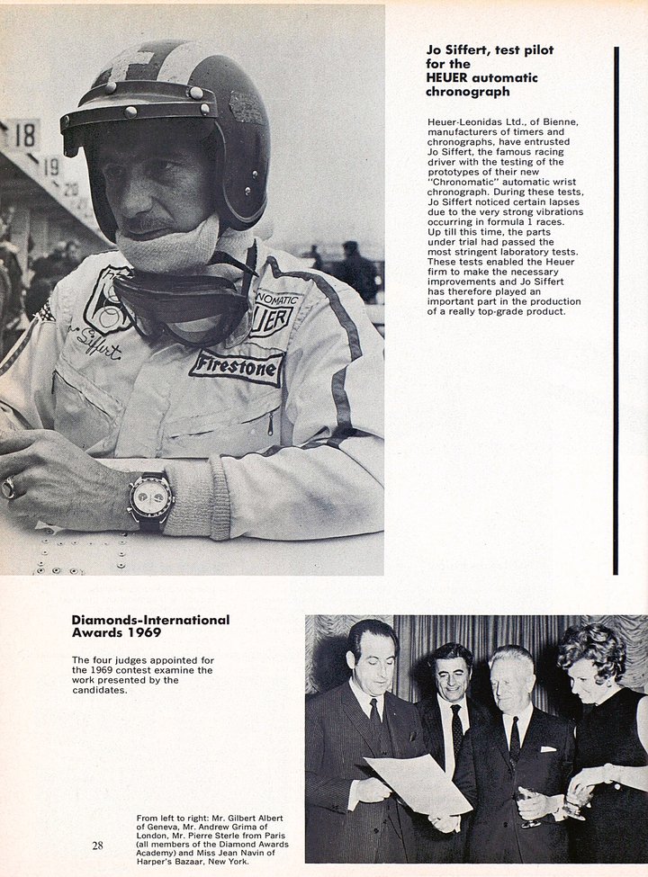 Jo Siffert, a driver with close ties to Heuer, in Europa Star in 1969. ©Europa Star Archive